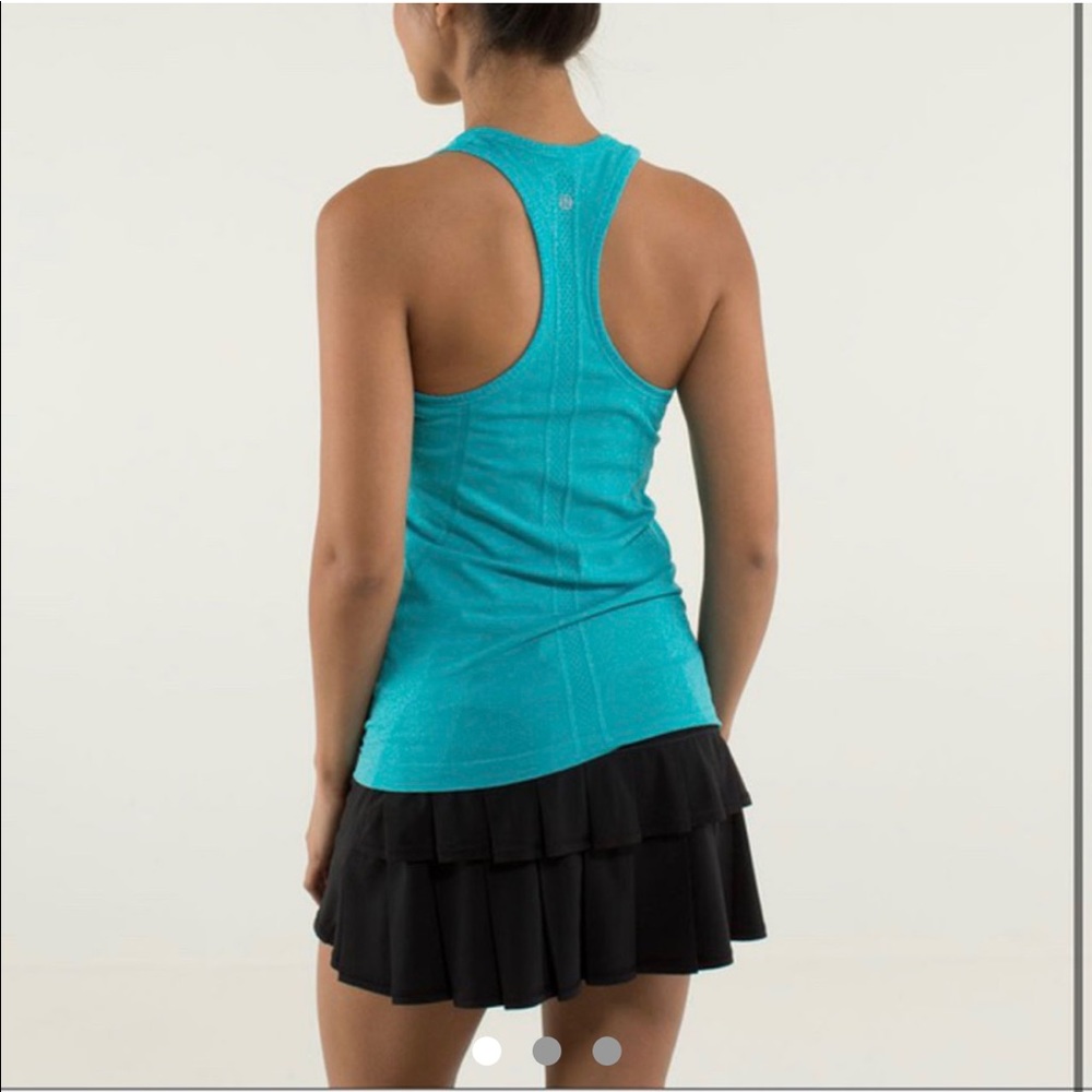 Lululemon swiftly tech racer back tank in teal!